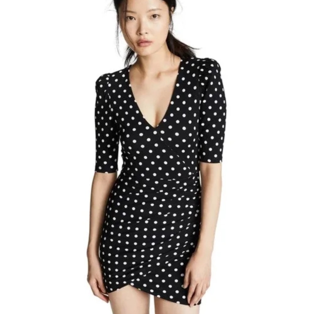Alice + Olivia Stretchy Polka Dot Dress